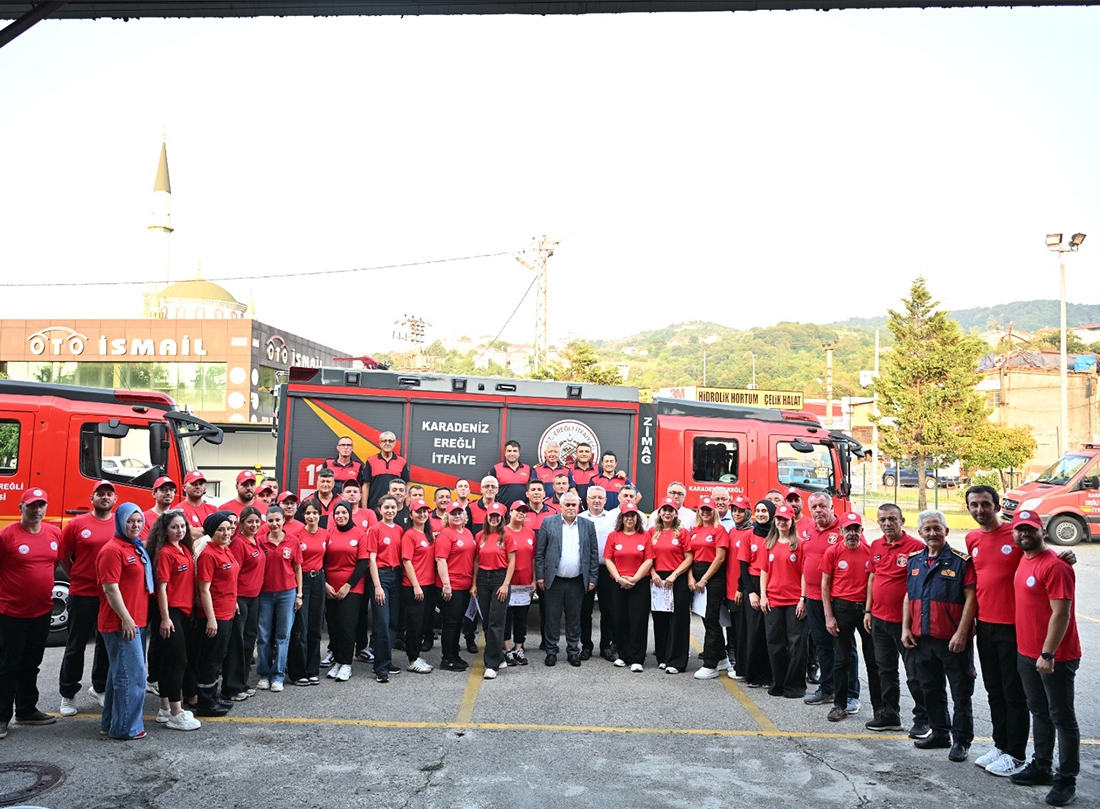Kdz. Ereğli'de Gönüllü İtfaiyeci Ailesi Büyüyor