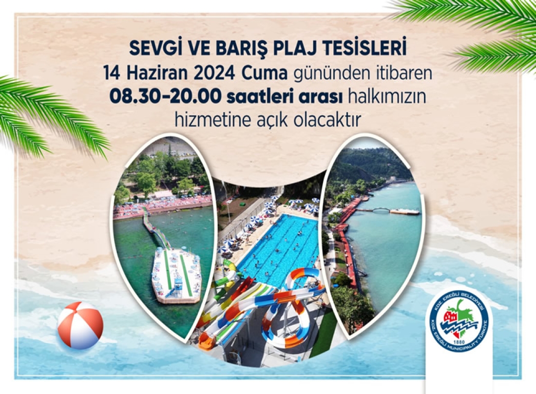 Sevgi Ve Barış Plajı, Cuma Günü Açılıyor