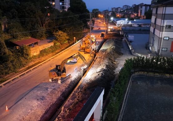 Kdz. Ereğli Belediyesi Kemer Bölgesinde Gece Gündüz Çalışıyor