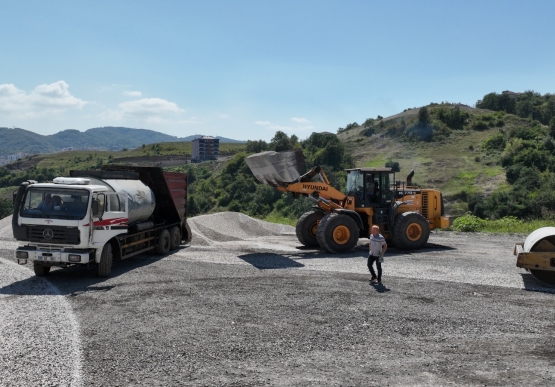 200 Bin M2 Emisyon Kaplama Asfalt Çalışmalarında İlk Etap Başladı