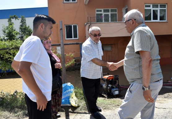 Başkan Halil Posbıyık, Sel Bölgesinde İncelemelerde Bulundu