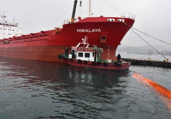 Bozhane Limanı’nda Deniz Kirliliği Tatbikatı Yapıldı