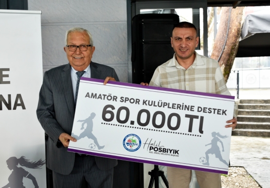 Başkan Posbıyık, Amatör Spor Kulüplerine Destek Verdi