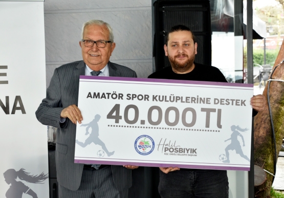 Başkan Posbıyık, Amatör Spor Kulüplerine Destek Verdi