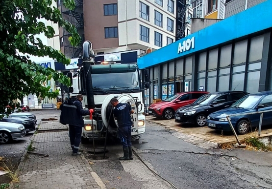 Kdz. Ereğli Belediyesi Ekipleri Yağış Boyunca Sahada