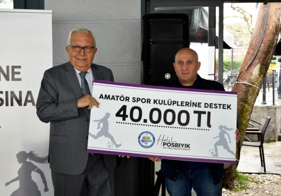 Başkan Posbıyık, Amatör Spor Kulüplerine Destek Verdi