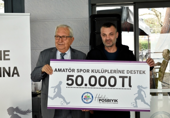 Başkan Posbıyık, Amatör Spor Kulüplerine Destek Verdi