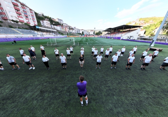 Zabıta Sahaya İndi, Spor Yapıyor