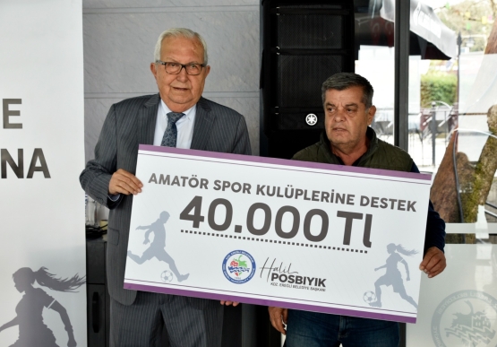 Başkan Posbıyık, Amatör Spor Kulüplerine Destek Verdi