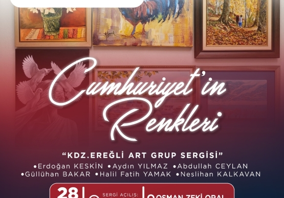Kdz. Ereğli Belediyesi’nden Cumhuriyet Bayramı’na Özel Üç Sergi