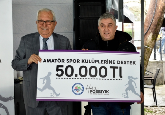 Başkan Posbıyık, Amatör Spor Kulüplerine Destek Verdi