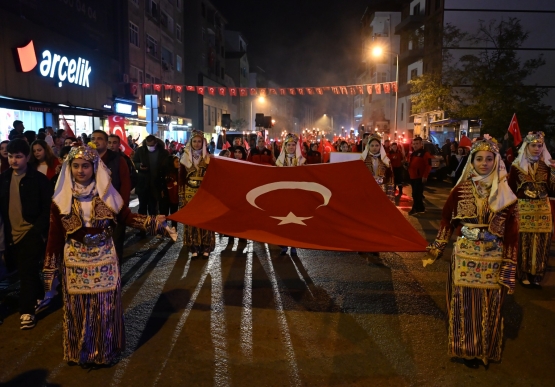 Kdz. Ereğli’de Cumhuriyet Coşkusu Sokaklara Sığmadı!