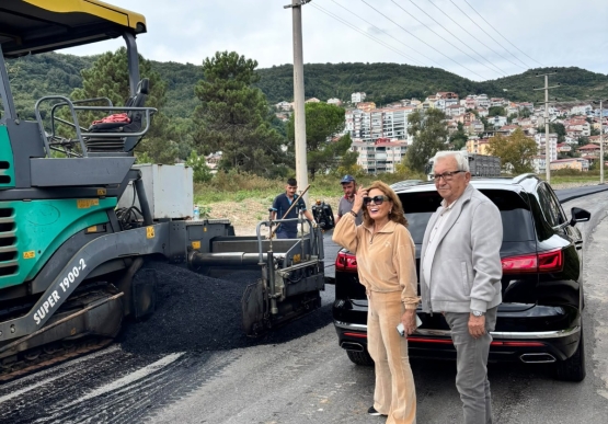 Kemer Bölgesi Asfaltlanıyor