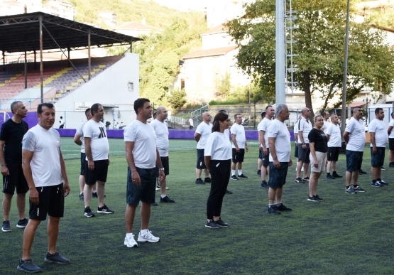 Zabıta Sahaya İndi, Spor Yapıyor